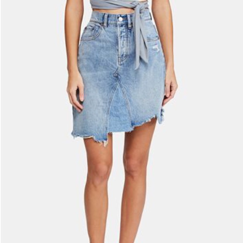 Free People Denim Skirt